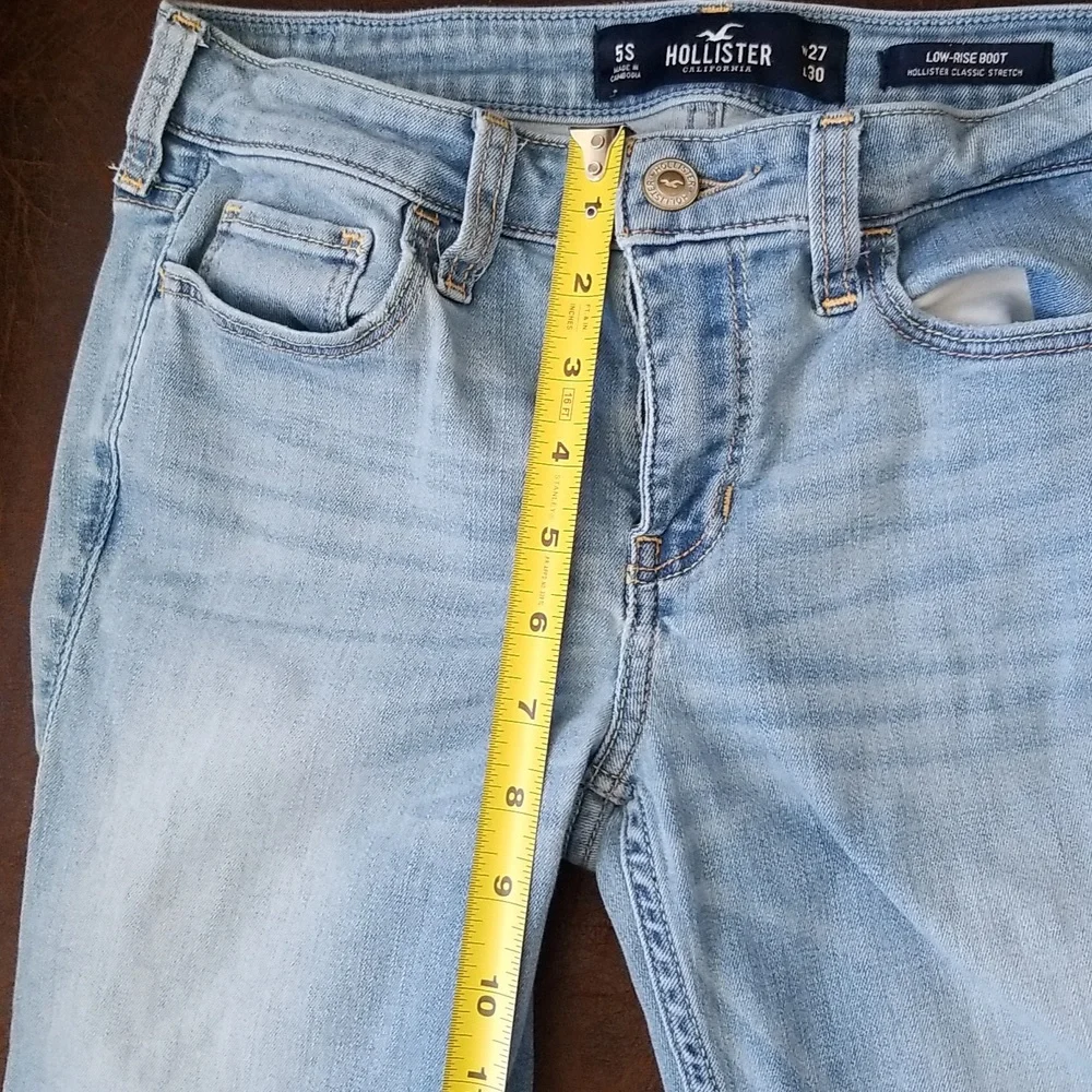 #L - 26W27.5L Hollister Low-rise Boot Classic Stretch Jeans Sz5S - Picture 4 of 12